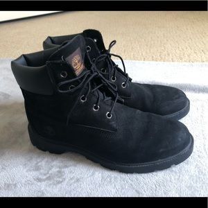 Black Timberland Boots, size 7